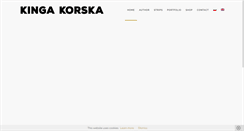 Desktop Screenshot of kingakorska.com